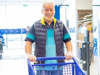 Elderly Golden Jake's Market Day Adventures in His Wagon