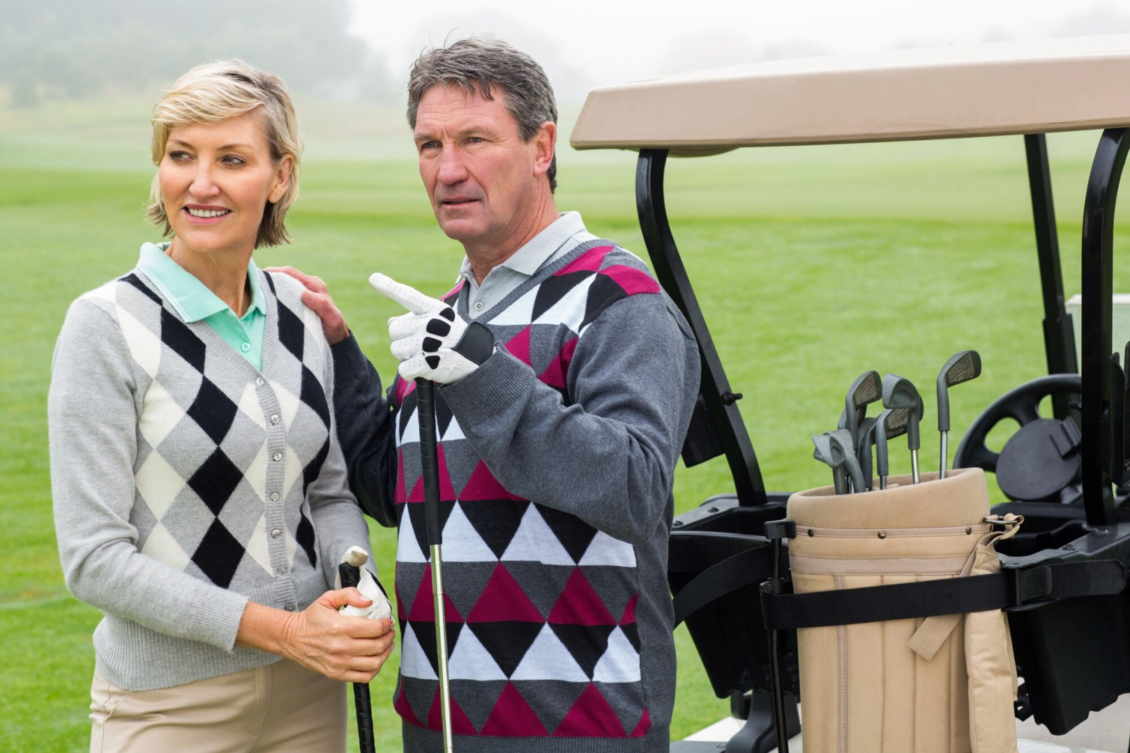Participants enjoying a round of golf at last year's Bridging Communities event.